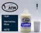 Preview: Opel, Marineblau Mica, 487B: 20ml Lackstift, von ATW Autoteile West.